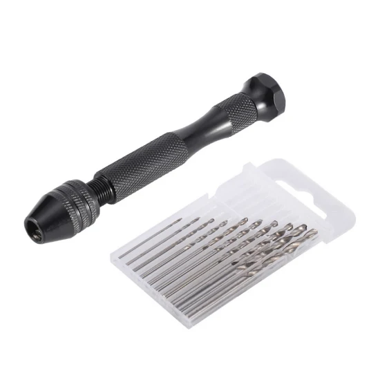 Mini Hand Drill with 25PCS Drill Bits for RC Models Hobby/Wood Craft/Jewelry